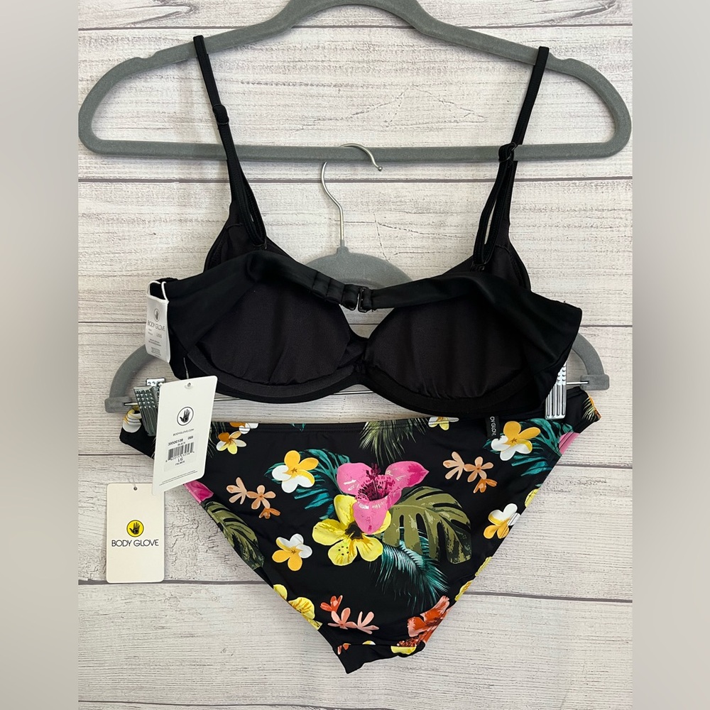 Body Glove | NWT Black and Floral Bikini - Picture 2 of 5
